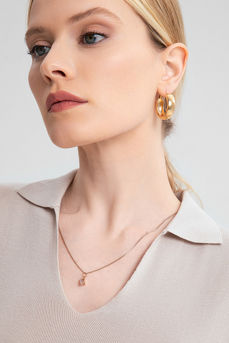 Поло из хлопка, цвет Бежевый