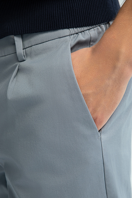 Брюки из хлопка, цвет Серый