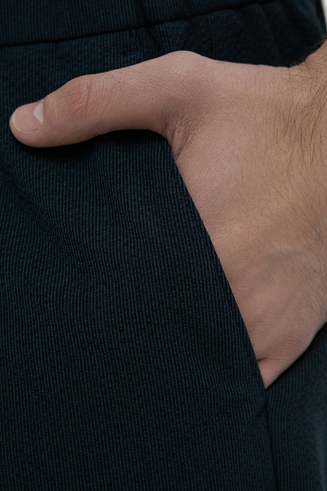 Шорты на кулиске, цвет Голубой темный