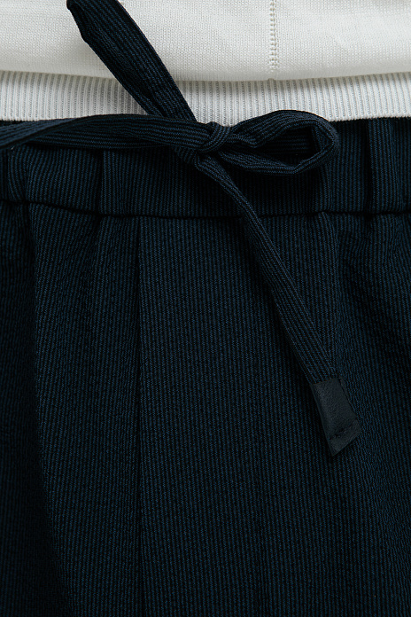 Шорты на кулиске, цвет Голубой темный