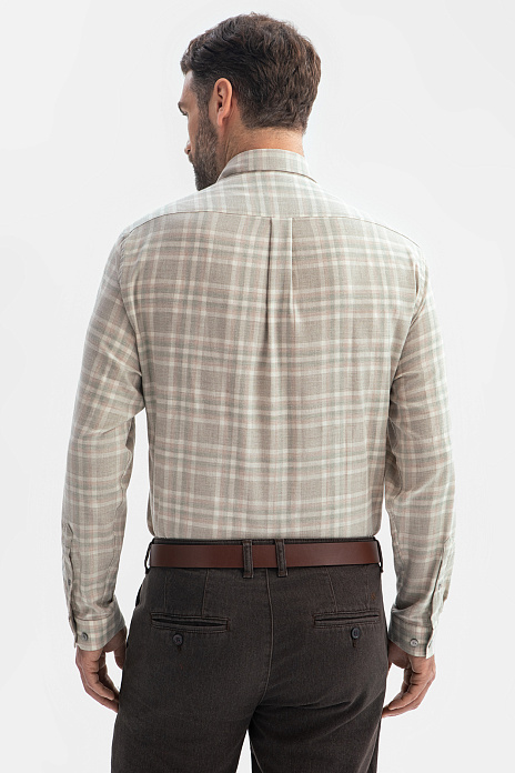 Фланелевая рубашка, лимитированная коллекция, цвет Бежевый