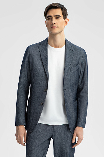 Пиджак из хлопка и шерсти Lanificio TG di Fabio, лимитированная коллекция