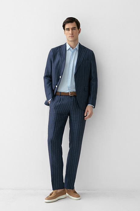 Костюм изо льна в полоску, лимитированная коллекция, цвет 