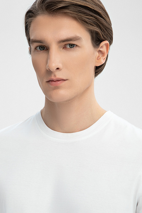 Футболка из мерсеризованного хлопка, цвет Белый