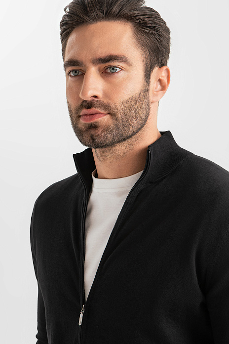 Кардиган из хлопка, цвет Черный