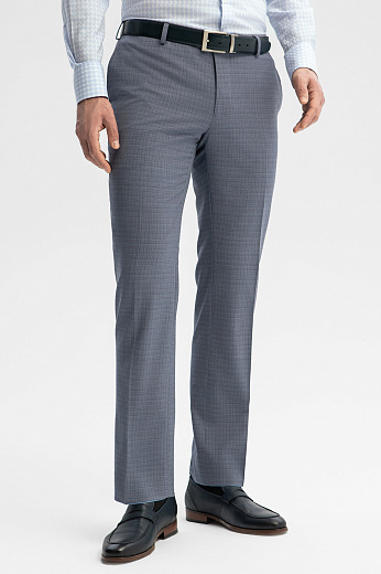 Брюки из шерсти, устойчивой к сминанию