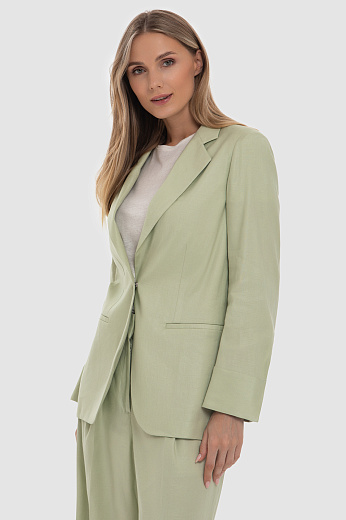 Пиджак изо льна и вискозы