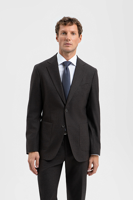 Костюм из шерсти, устойчивой к сминанию и загрязнениям, цвет 