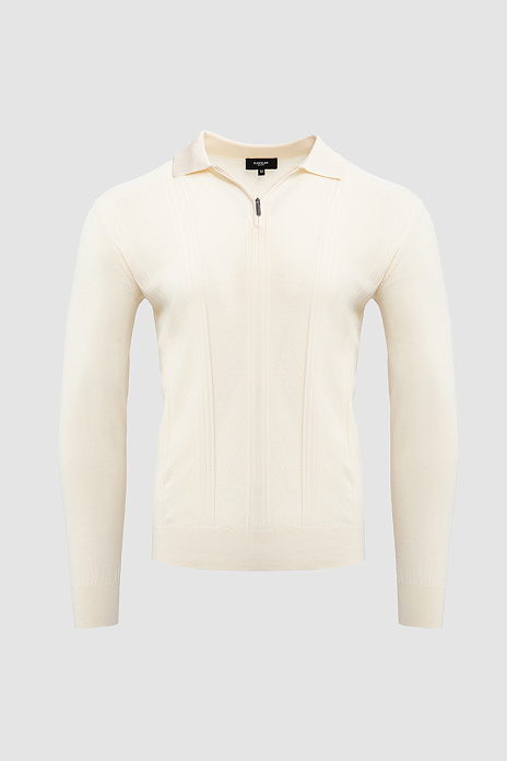 Поло из хлопка Пима, цвет Молочный