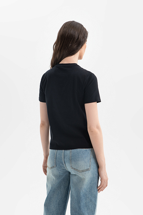 Футболка из хлопка, цвет Черный
