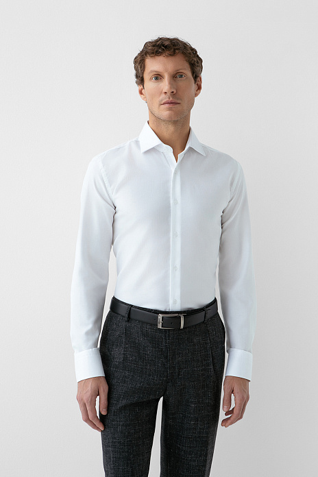 Сорочка из австрийской хлопковой ткани Getzner, цвет Белый