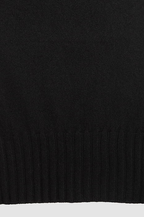 Шарф из шерсти и кашемира, цвет Черный