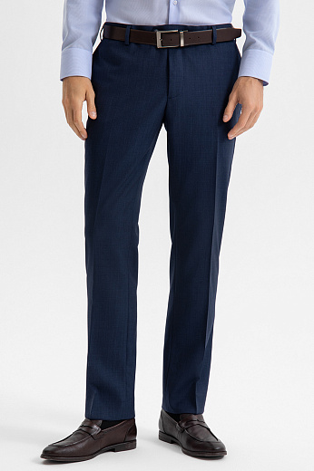 Брюки из шерсти, устойчивой к сминанию