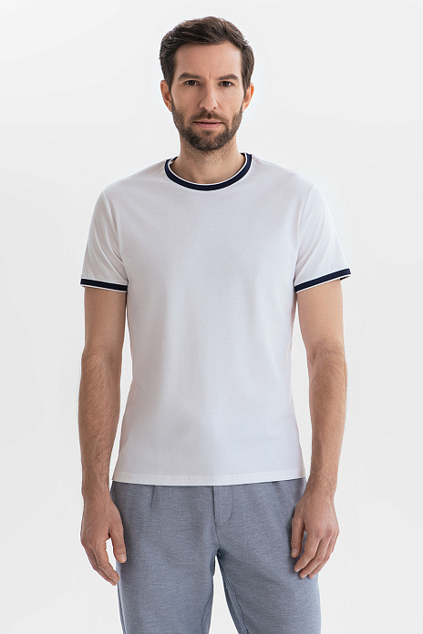 Футболка из мерсеризованного хлопка, цвет Белый