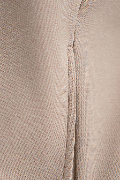 Толстовка на молнии, цвет Бежевый