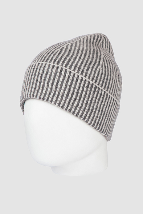 Шапка из шерсти, цвет Серый