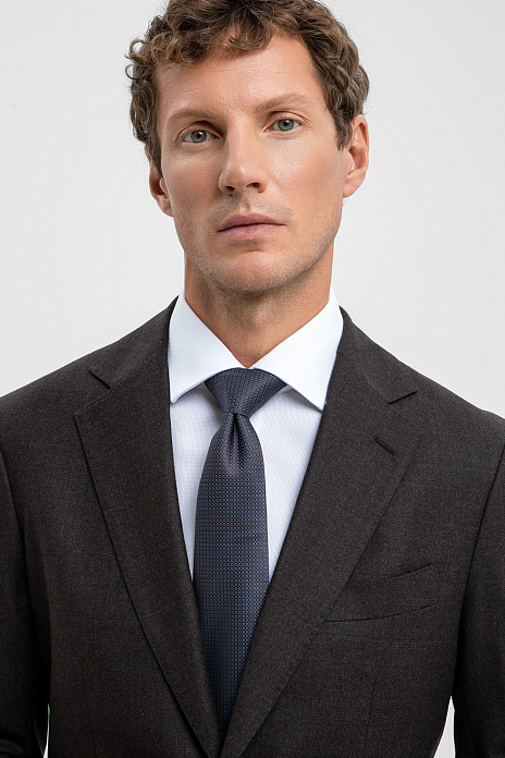 Пиджак из шерсти, устойчивой к сминанию и загрязнениям, цвет Коричневый