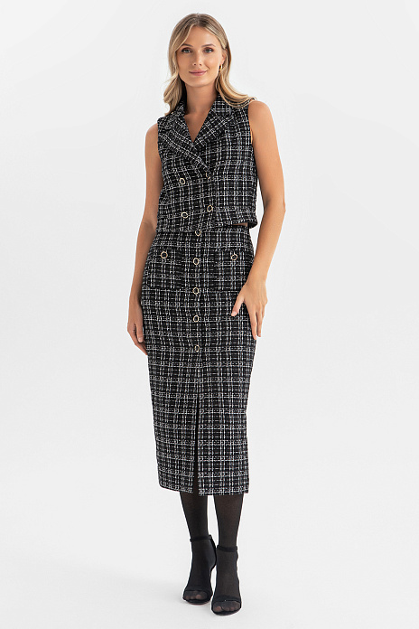 Костюм в клетку, цвет 