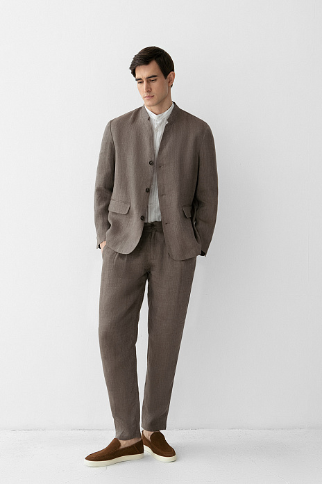 Костюм изо льна, цвет 