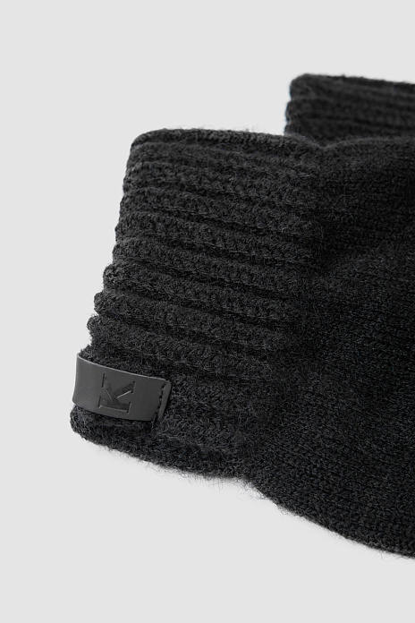 Перчатки для сенсорных экранов, цвет Черный