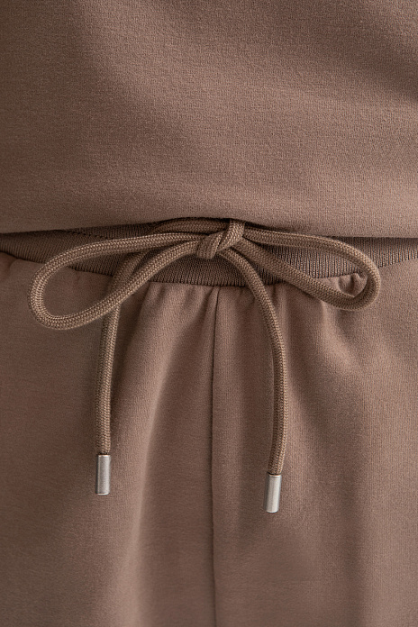 Брюки спортивные утепленные с начесом, цвет Мокко