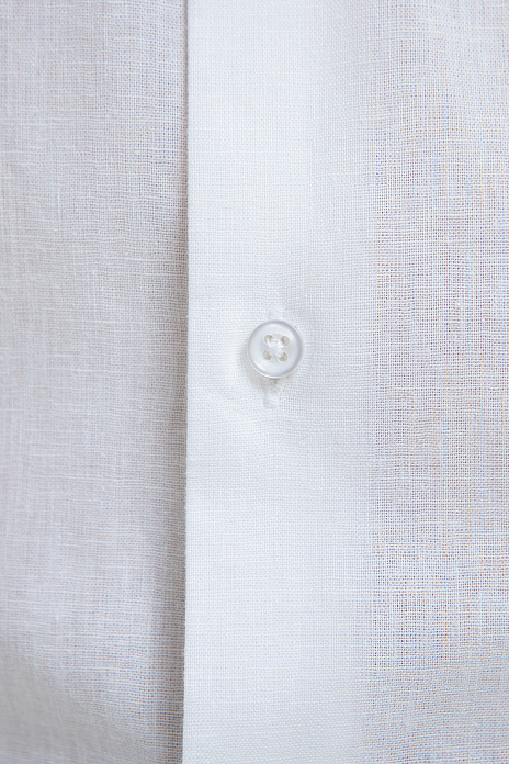 Сорочка изо льна и хлопка Carlo Bassetti (Италия), цвет Белый