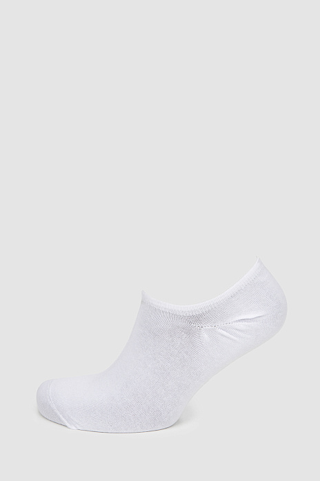 Носки короткие из хлопка, цвет Белый