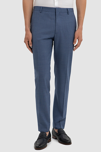 Брюки из шерсти с водоотталкивающей обработкой, устойчивые к загрязнениям