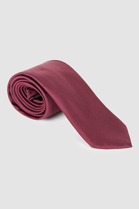 Галстук из шелка, цвет Бордовый