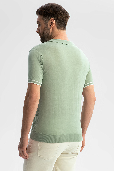 Поло из хлопка Пима, цвет Мятный