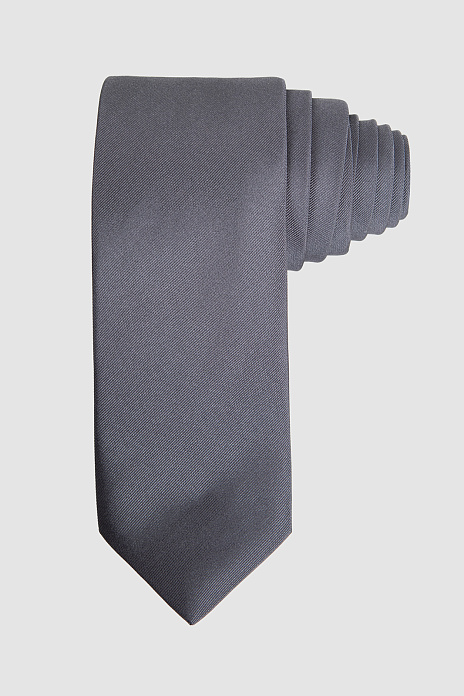 Галстук из шелка, цвет Серый